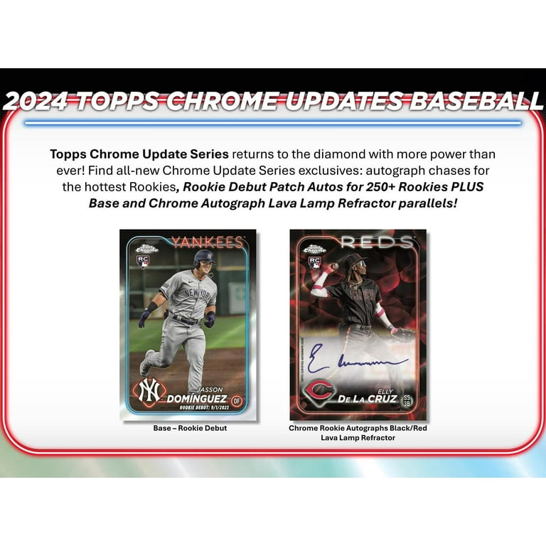 2024 Topps Chrome Update Series Baseball Jumbo Box - Walmart.com