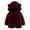 Burgundy, variant on Odeerbi Toddler Winter Coat Kids Boys Girls Outerwear Jackets Fleece Jackets Fleece Hoody Jackets Zip Up Coat Jacket Sweatshirt Khaki
