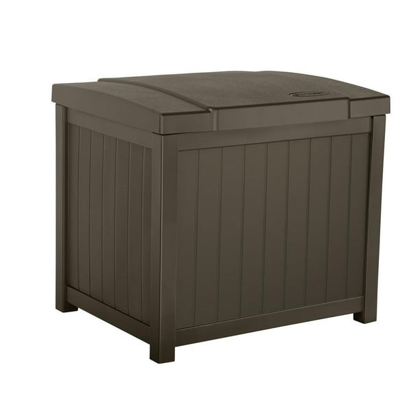 Suncast 22 Gallon Small Deck Box Java