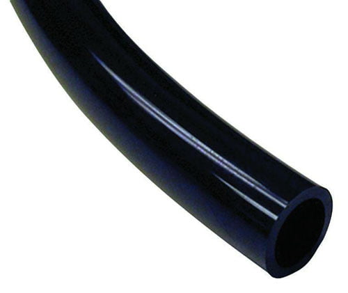 Outer Diameter 1/2-50 ft Inner Diameter 3/8 Soft 70A Black Opaque High-Temperature Silicone Rubber for Air and Water 