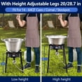 thumbnail image 3 of ARC Camping Stove Propane Burner 200,000BTU, Outdoor propane Camp Stove For Outdoor Cooking with Height Adjustable Legs, 3 of 5