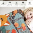 thumbnail image 3 of COMIO Fox Throw Blanket for Adults Kids Warm Super Soft Cozy Micro Flannel Blanket for Bed Sofa Plane/Living Room, 3 of 6