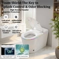 thumbnail image 5 of Smart Toilet, One Piece Bidet for Bathrooms, Foot Sensor Operation, Heated Bidet Seat, Electric Tankless Toilets with LED Display., 5 of 9