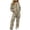 Camo Deer Print, variant on Blue Snow Argyle Women's 2 Piece Outfits Autumn Full Zip Hooded Relaxed Wide Leg Pants Winter Cozy Loungewear Casual Walking Athletic Jogger Sets with Pockets, XS