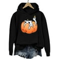 thumbnail image 3 of Halloween Hoodies for Women 2025 Funny Pumpkin Cat Cute Hoodies Hooded Sweatshirt Hoodie Women Pullover, 3 of 6