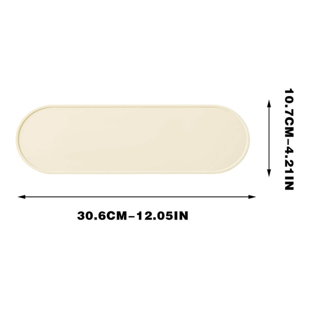 Dining Table Placemats European Style Oil Protective Thermal Insulation Slip Mat, 30.6x10.7cm Kitchen Table Mats