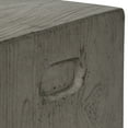 thumbnail image 5 of Safavieh Cube Outdoor Modern Concrete Accent Table - Dark Grey, 5 of 6