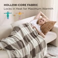 thumbnail image 3 of Gentlesoft Brown Plaid Blanket for Christmas, Gingham Winter Bedding Sherpa Fleece Thick Warm Throw Blanket Cozy Gifts for Women, Men, Kids, Teen Girls & Boys, Grandkids Gifts, 50"x60", Brown, 3 of 8