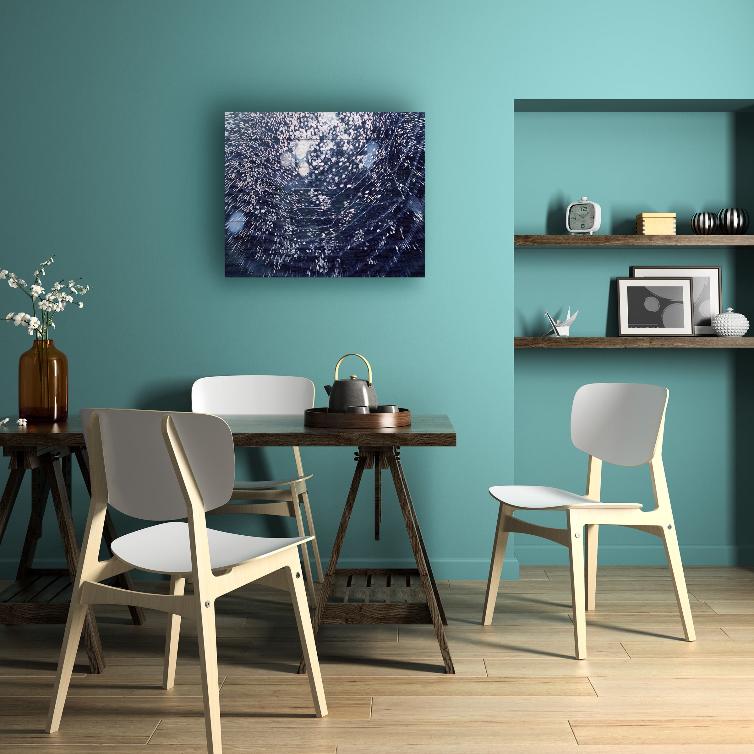 Trademark Fine Art '50 Shapes of Happiness' Wooden Wall Art Art by Beata Czyzowska Young