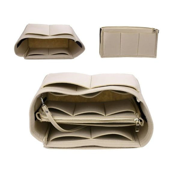 Awwp Clearance Sale Cosmetic Bag Insert Purse Handbag Organizer Bag Insert in Bag Shaper with Inner Pocket Fits Speedy, 1 Storage Bag Canvas Storage Bag Multi-Color