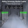 thumbnail image 2 of 5 PCS Solar Powered Driveway Markers, Solar Warming Landscape Lights, Red Solar Outdoor Driveway Lights, Landscape Driveway Reflectors on Poles for Snow Road Yard, 2 of 6