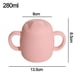 thumbnail image 2 of Hukapapa Vaso de pico de pato y vaso de entrenamiento de silicona, boca suave y mango de fácil agarre, apto para bebés mayores de 6 mesesRosa, 2 of 5