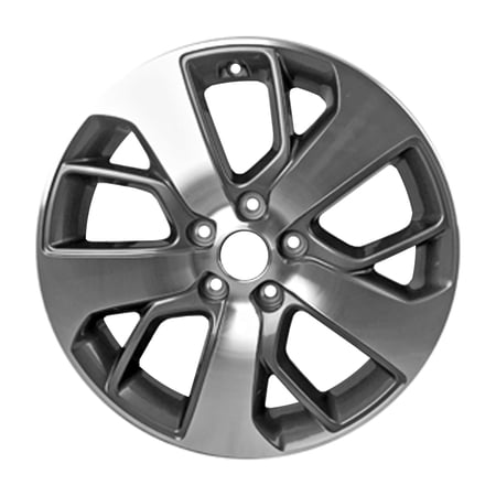 18 X 7.5 Reconditioned OEM Aluminum Alloy Wheel  Machined/Medium Charcoal Metallic  Fits 2017-2020 Kia Optima