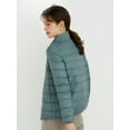 thumbnail image 5 of Wenseny Women’s Long Sleeve Stand-Up Collar Padded Down Puffer Coat Dark Green XL, 5 of 8