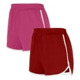 thumbnail image 1 of Timegard Shorts pour Femmes 2 Pcs Shorts d'Été Décontractés de Plage Shorts d'Entraînement Taille Élastique Shorts Confortables avec Poches, 1 of 2