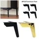 thumbnail image 2 of Patas de muebles de metal Yuarrent 4 Uds 10cm negro ronco, 2 of 6