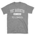 thumbnail image 1 of Port Barrington Illinois Classic Established Men's Cotton T-Shirt, 1 of 1