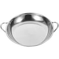 thumbnail image 4 of Double Handle Stainless Steel Wok for Household Camping Cooking Pot Kitchen Utensil, 4 of 9