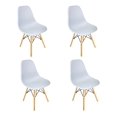thumbnail image 1 of Silla Tipo Eames Moderna Set 4 Pzas Para Comedor Minimalista gris, 1 of 7