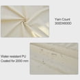 thumbnail image 3 of Pure Joy 10' x 12' Oat Premium Universal Replacement Sunshade Sidewall Privacy Curtain, 3 of 4