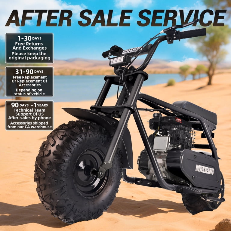HOVERHEART Gas Mountain Bike, 105cc 4-Stroke Gas Powered Off Road
