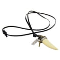 thumbnail image 4 of Collar con Colgante de Dientes Yuyangstore Animal Forma Madera, 4 of 6
