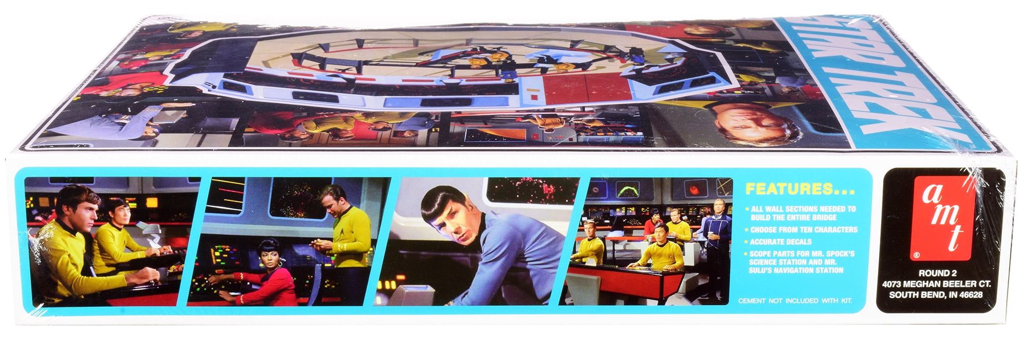 Skill 2 Model Kit U.S.S. Enterprise Command Bridge Set "Star Trek" (1966-1969) TV Show 1/32 Scale Model by AMT
