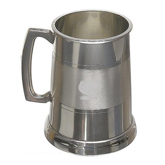 Jiallo 81421 Plated Tankard, Satin & Pewter