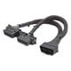 thumbnail image 2 of Cable extensión OBD2 DQrwqpou 1 en 2 adaptador 16Pin, 2 of 9