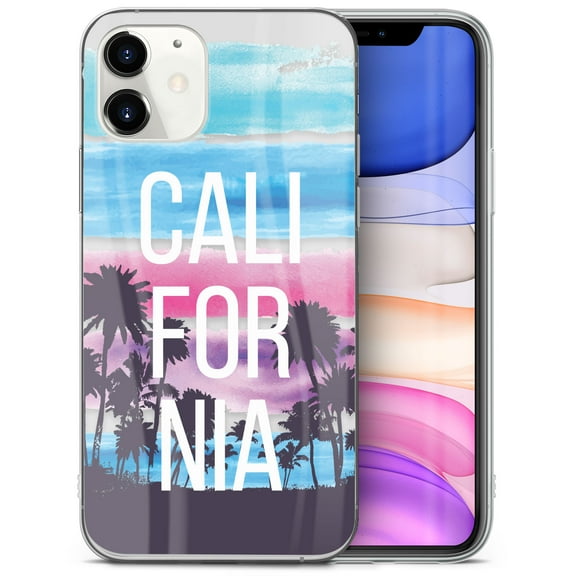 Case Yard iPhone-11 Case Clear Soft & Flexible TPU Ultra Low Profile Slim Fit Thin Shockproof Transparent Bumper Protective Cover Drop Protective Cell Phone Cases (California)