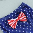 thumbnail image 6 of Inevnen Toddler Girls Two Piece Swimsuit American Flag Star Bathing Suits Beach Baby 4th July Pool Bikini Bathing Suit, 6 of 8