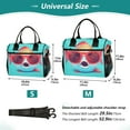 thumbnail image 2 of Fish Sunglasses Cooler Bag Lunch Bag Soft Cooler Cooling Tote Insulated Lunch Box for Adult Men Women, 2 of 6