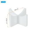 thumbnail image 2 of Uxcell 2 Inch Acrylic Ball Display Stand Holder for Softball Baseball Tennis White 2 Pack, 2 of 6