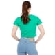 thumbnail image 3 of Playera Crop Básica Manga Corta Para Mujer Quarry Color Verde, 3 of 4