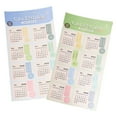 Calendar Stickers for Planners,2025 Calendar Index Tab Sticker,Clear