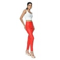 thumbnail image 2 of Ladies Leather Stretch Pants with Pockets, 2 of 8