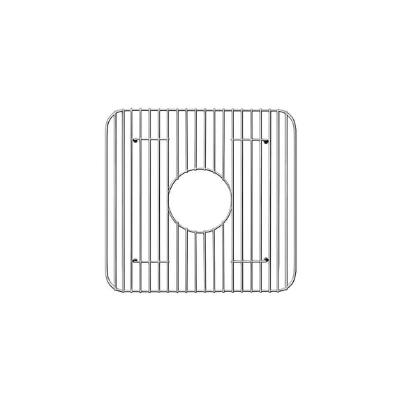 Whitehaus Collection GR5542SM Protective Sink Grid for Farmhaus Fireclay Sink & Small Bowl