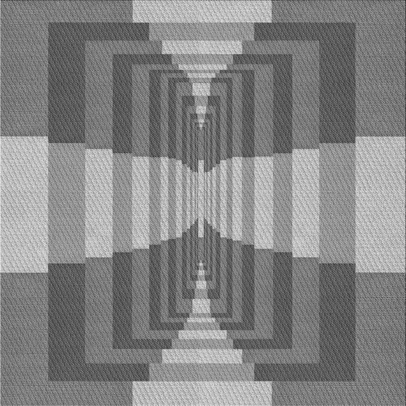 Ahgly Company Machine Washable Indoor Square Transitional Ash Gray Area Rugs, 6' Square