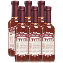 Stirrings Blood Orange 355ml Bottles - Real Ingredients No Preservatives Low Calories - Drink Mixer