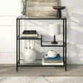 thumbnail image 7 of Evelyn&Zoe Johann 36" Tall Rectangular Bookcase, Blackened Bronze, 7 of 7