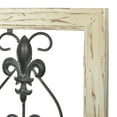 thumbnail image 5 of DecMode Multi Colored Wood Arabesque Scroll Wall Decor (2 Count), 5 of 10