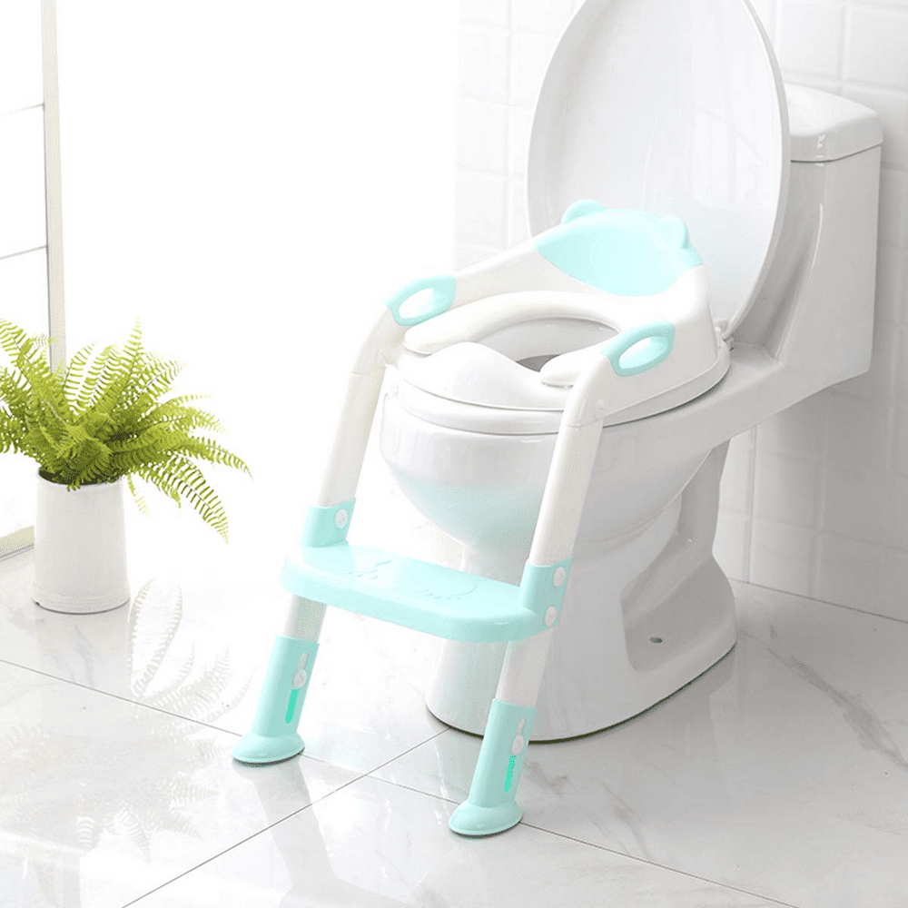 Potty Training Toilet Seat With Step Ladder For Kids And Toddler Boys