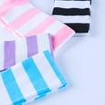 thumbnail image 2 of 6 Pairs Striped Over Knee High Socks Stripe High Thigh Stockings Women Long Socks for Daily Wear, Cosplay, 2 of 6