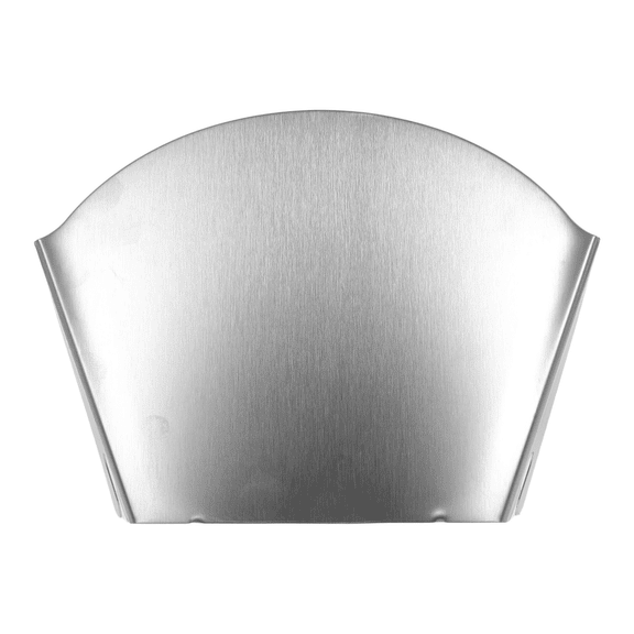 SKISUNO Kitchen Stand Mixer Glass Chute Accessory - Bowl Pouring Replacement Part Stainless Attachment for Dough Mixing