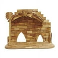 zytoon Large Nativity Set Intricately Hand Carved from Olive Wood from