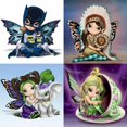 thumbnail image 3 of Cuadros Decorativos 4 piezas 5D diamante pintura DIY muñeca chica completo cuadrado taladro mosaico Kit arte Ndcxsfigh Nuevos Originales, 3 of 8
