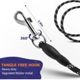 thumbnail image 2 of SHIQI-Long Dog Lead - 2M 5M 10M 20M 30M Dog Training Lead Reflective Extra Long Line Dog Lead with Soft Padded Handle, Rope Dog Lead for Large Small Medium Dogs Outside Walking Hiking (20M), 2 of 4