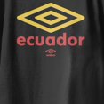 thumbnail image 3 of Umbro Kids Ecuador Diamond Logo T Shirt (Black, XS-XL), 3 of 4