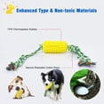 thumbnail image 6 of EIMELI Dog Toothbrush Chew Toys, Dog Toy Corn Molar Stick Bite-Resistant Toothbrush Dog Toy with Rope, Cleaning Puppy Dental Care Brushing Stick, 6 of 8