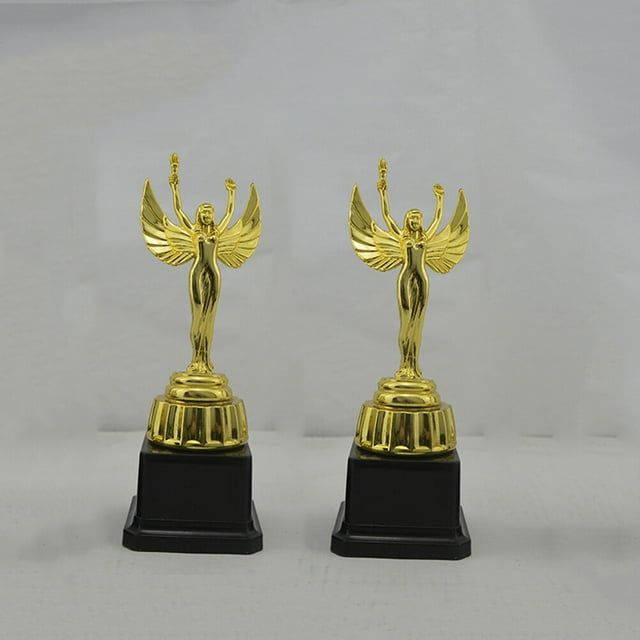 HEALEEP Copa Trofeo Plástico Dorado Con De Ideal Para De En Eventos Y